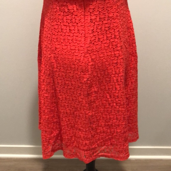 Connected Apparel V-Neck Sleeveless Eyelet Dress  Size 8 - Picture 9 of 15